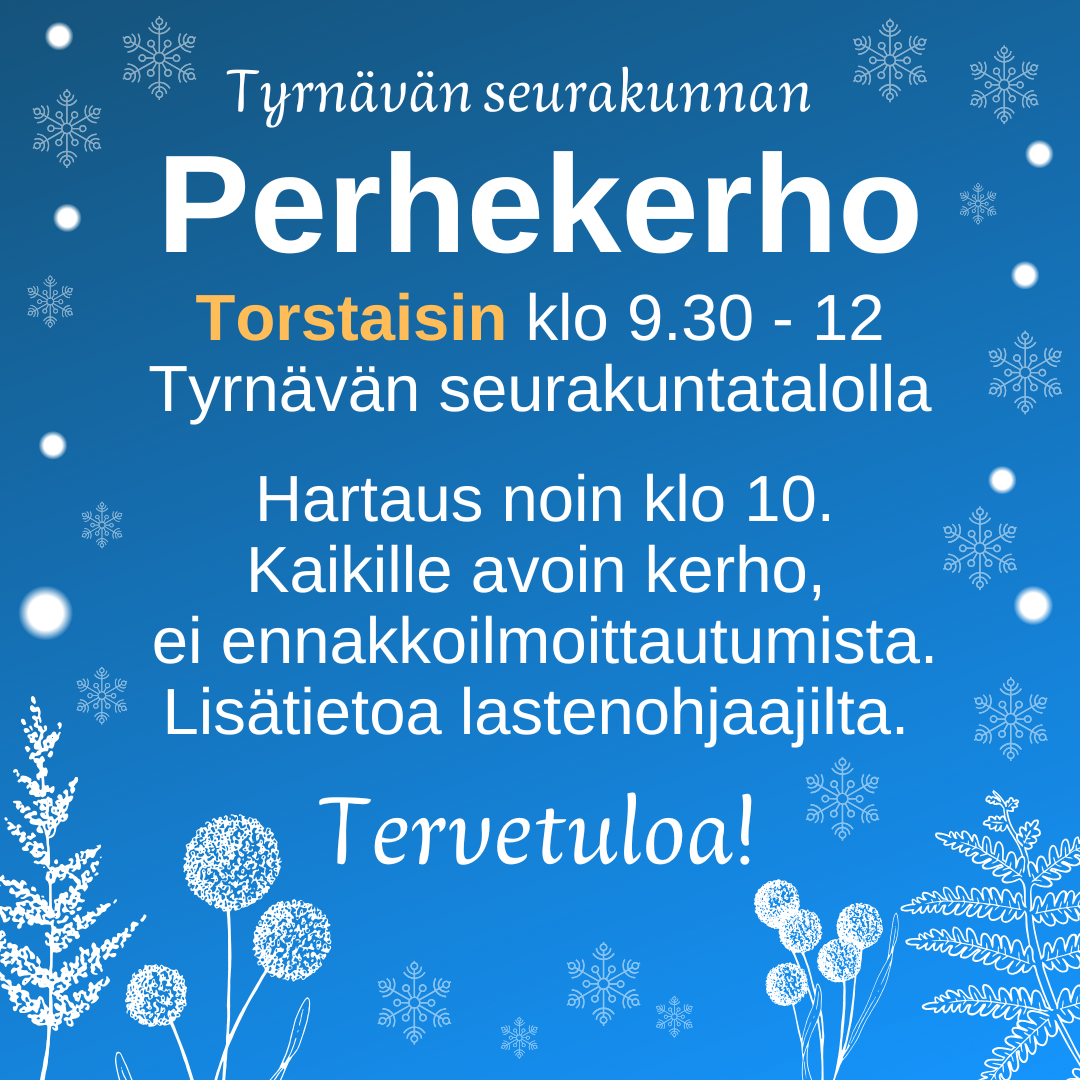 Perhekerhot käynnistyvät vuonna 2026 viikolla 4