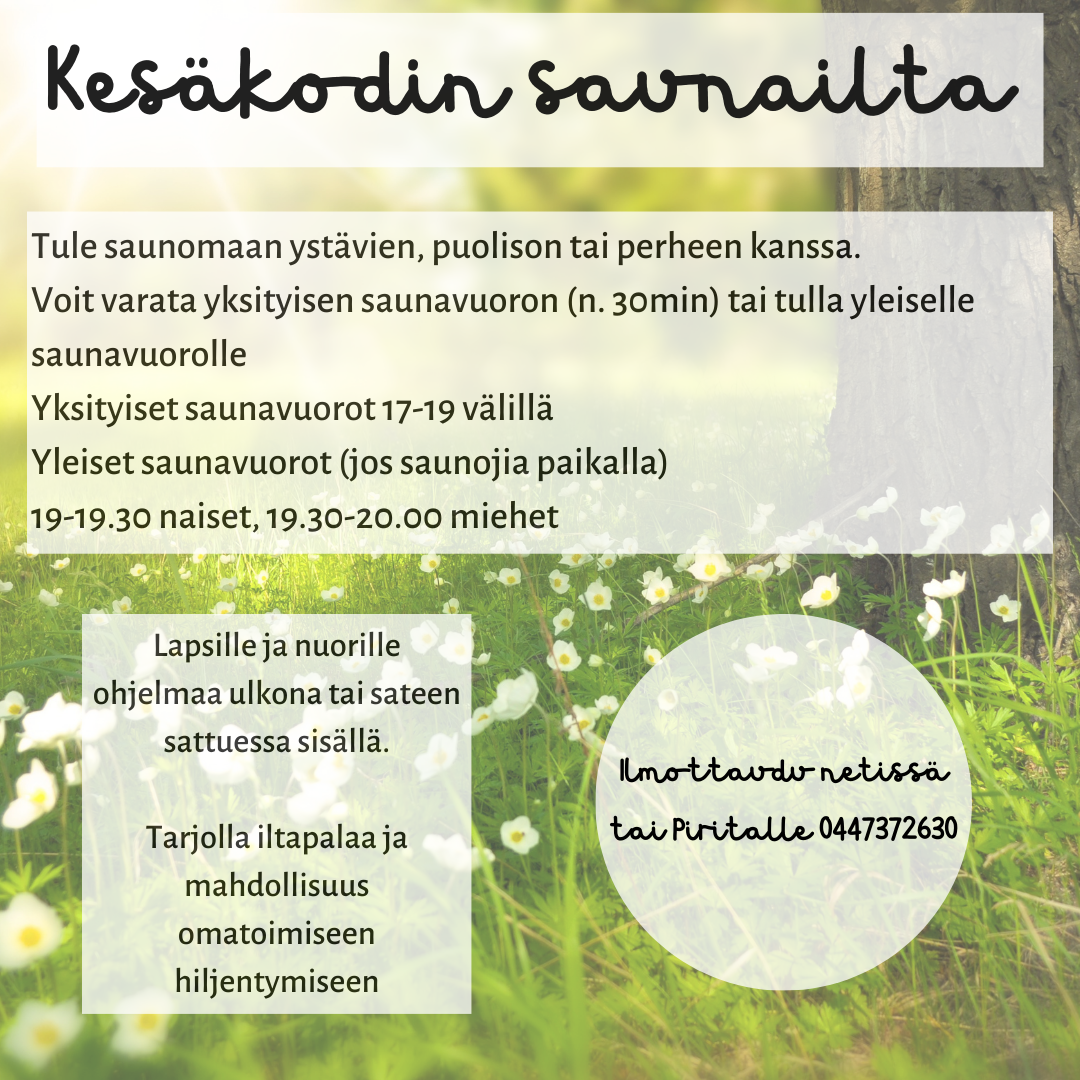 kuvassa kukkia ja tapahtuman kuvausteksti