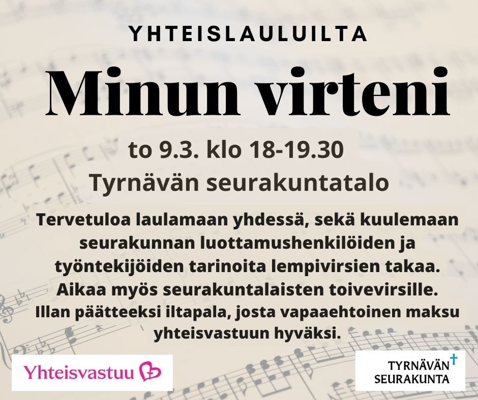 Ilmoitus Minun virteni -ilta